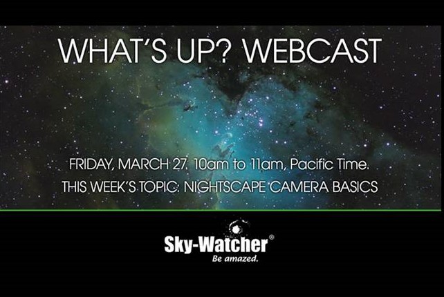 Sky Watcher What S Up Webcast Held Every Friday From Am To Am