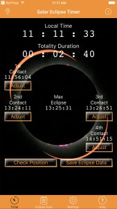 Foxwood Astronomy Launches 2017 American Solar Eclipse Timer Mobile App