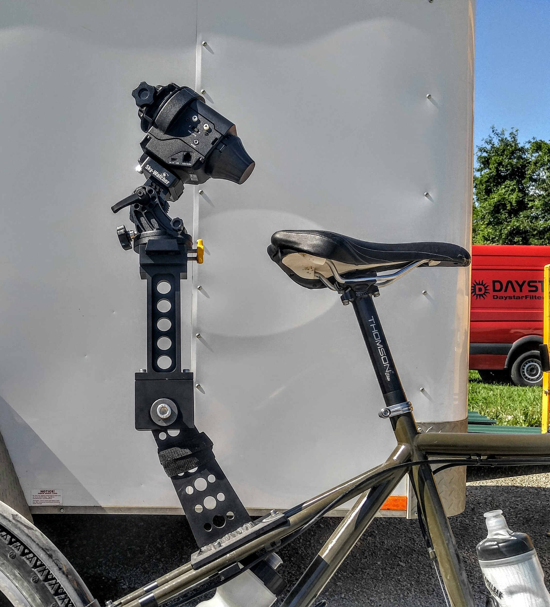 Image 2 TSS Custom Telescope Support Installed on the Surly Big