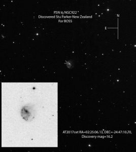 BOSS (Backyard Observatory Supernova Search) Team Uses Amateur Telescope Technology to Discover Supernovas