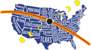 Solar Eclipse Maps Plus Eclipse Times for Your Area and Eclipse Calculators