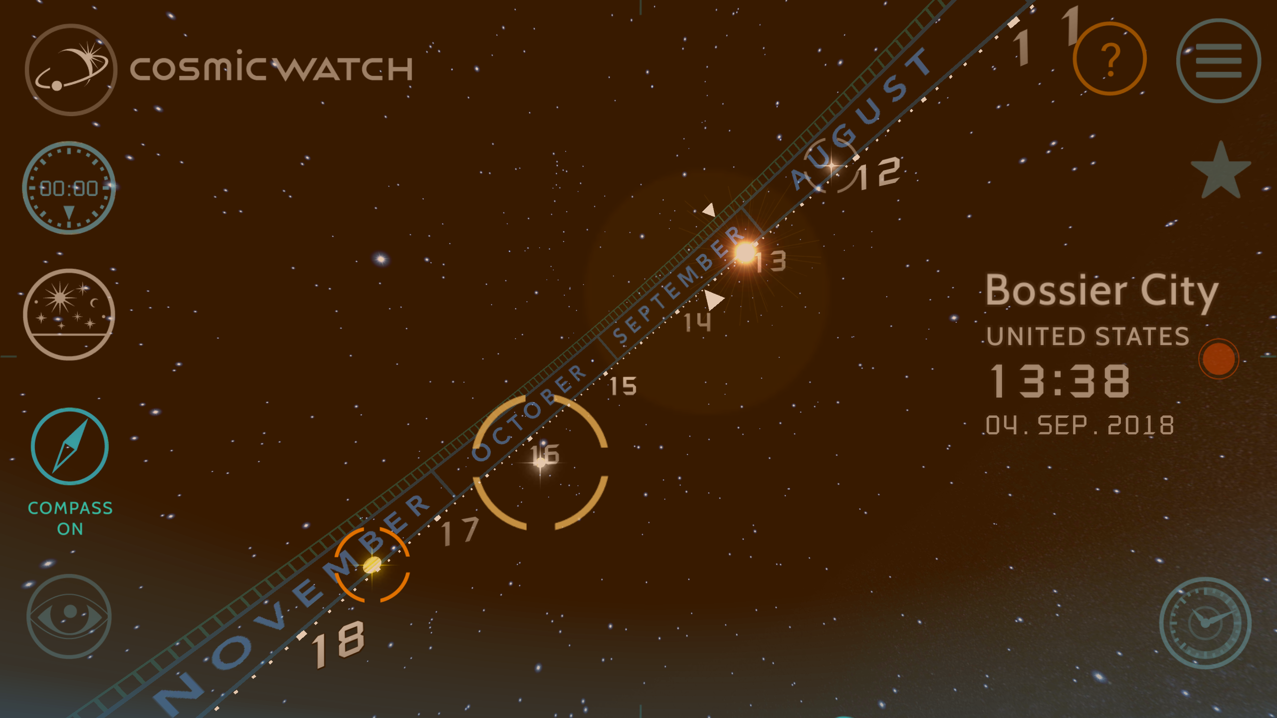 Celestial Dynamics Releases Version 2.0 of its Cosmic Watch iOS and