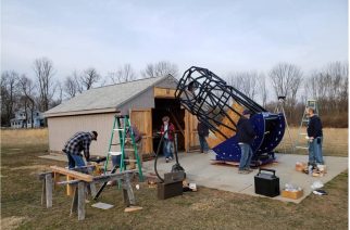 Huge 50″ Newtonian Telescope Installed in New Jersey