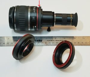 Canon EOS telescope adapters