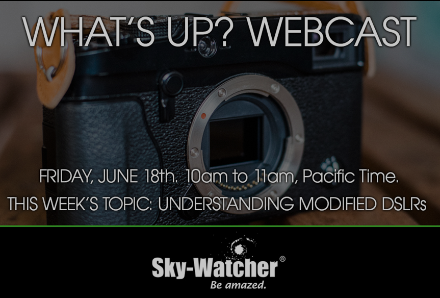 Modified DSLR and Mirrorless Cameras for Astrophotography Astronomy