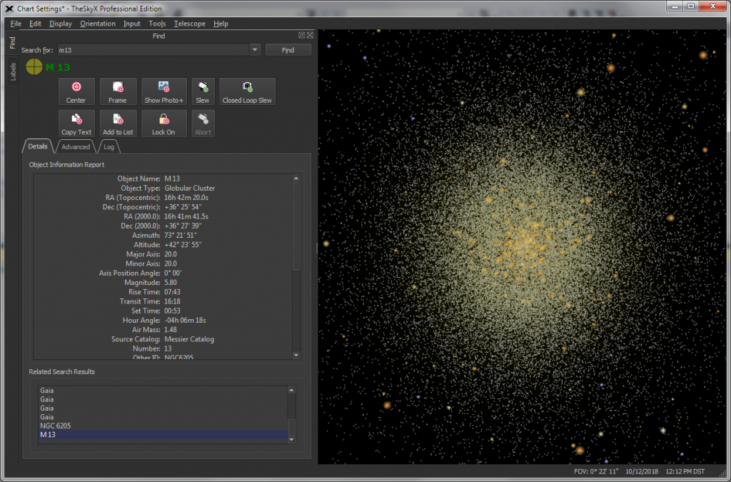 TheSky Supports Gaia Star Catalog Astronomy Technology Today