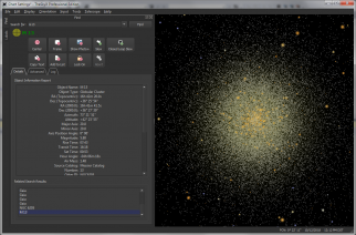 Image 1 offers a Sky Chart showing the Gaia stars (only) in the Hercules Globular Cluster (M13).