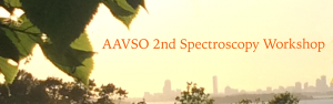 AAVSO Annual Meeting and Spectroscopy Workshop