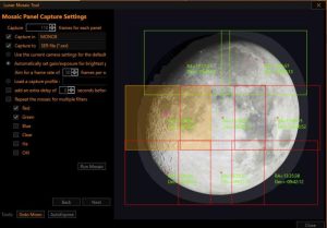 SharpCap Updates to Solar and Lunar Mosaic Tools